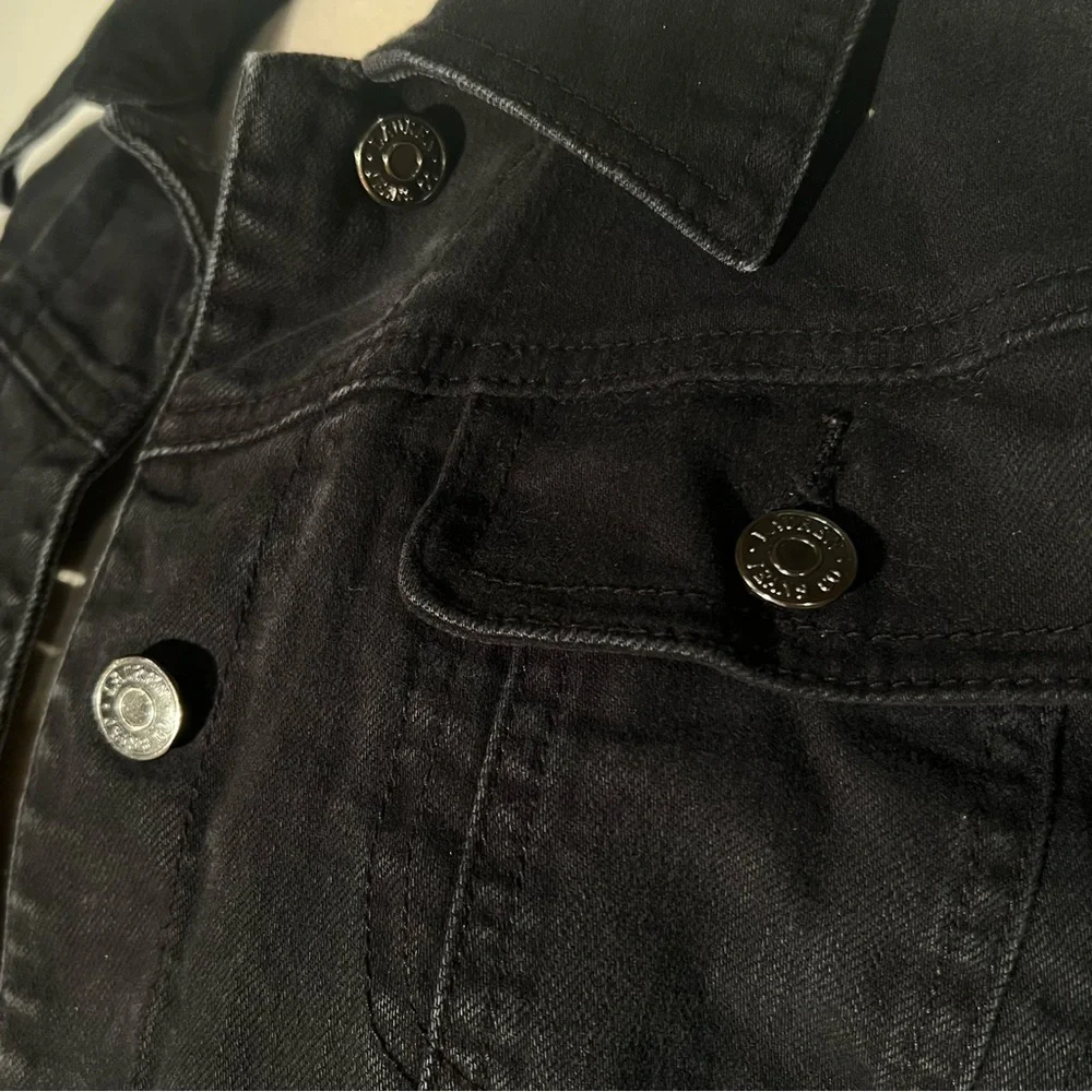 LAUREN RALPH LAUREN Black Cotton Jean Jacket - Picture 7 of 13